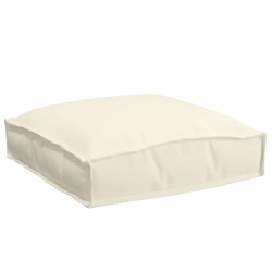 Coussins pour siège , 4 pcs, crème, 40 x 40 x 8 cm, tissu Oxford. 