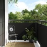 Paravent de balcon noir 300x80 cm résine tressée 