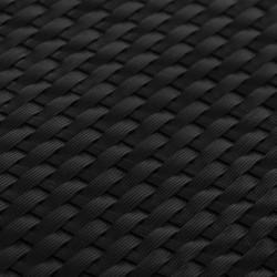 Paravent de balcon noir 300x80 cm résine tressée 