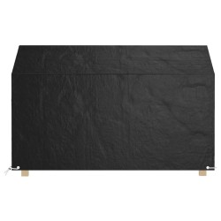 Housse de banc de jardin 8 œillets 190x70x70/88 cm polyéthylène 