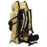 Sac à dos de randonnée kaki 80 L tissu oxford 