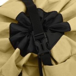 Sac à dos de randonnée kaki 80 L tissu oxford 