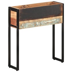 Jardinière 60x20x68 cm Bois de récupération massif 