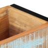 Jardinière 60x20x68 cm Bois de récupération massif 