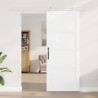 Porte coulissante avec kit de matériel 'ORKDAL'Bois massif blanc de pin 