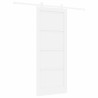 Porte coulissante avec kit de matériel 'ORKDAL'Bois massif blanc de pin 