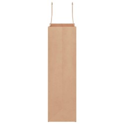 Sacs en papier 50 pcs avec poignées marron 21x11x36 cm 