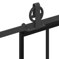 Porte coulissante et quincaillerie ESG verre et aluminium 