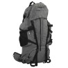 Sac à dos de randonnée gris 80 L tissu oxford 