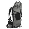Sac à dos de randonnée gris 80 L tissu oxford 