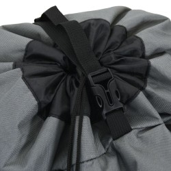Sac à dos de randonnée gris 80 L tissu oxford 