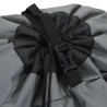 Sac à dos de randonnée gris 80 L tissu oxford 