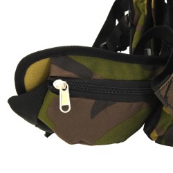 Sac à dos de randonnée vert camouflage 80 L tissu oxford 