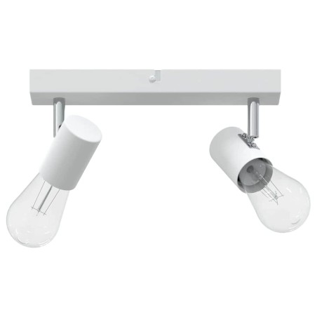 Projecteur plafond 2 voies réglable blanc E27 