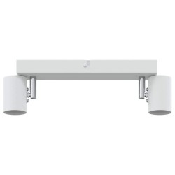 Projecteur plafond 2 voies réglable blanc E27 