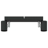 Projecteur de plafond 2 voies ajustable noir E27 