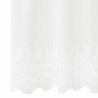 Rideaux avec des rideaux Floral Blanc 1200 x 240 cm Polyester 
