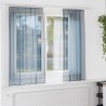 Rideaux en voile avec passe-tringles 2 pcs bleu royal 