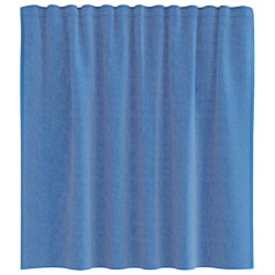Rideaux en voile avec passe-tringles 2 pcs bleu royal 
