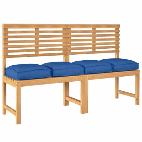 Coussins de palette pour siège 4 pcs bleu royal 40x40x8 cm tissu Oxford 