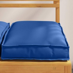 Coussins de palette pour siège 4 pcs bleu royal 40x40x8 cm tissu Oxford 