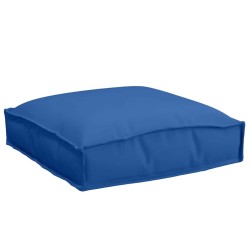 Coussins de palette pour siège 4 pcs bleu royal 40x40x8 cm tissu Oxford 