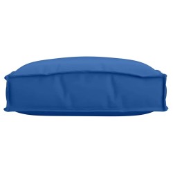 Coussins de palette pour siège 4 pcs bleu royal 40x40x8 cm tissu Oxford 