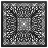 Table de jardin Noir 90x90x73 cm Aluminium coulé 