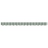 Rideau de store pour cadre de 3 m, vert et blanc, 2,8 x 0,2 m 