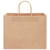 Sacs en papier 250 pcs avec poignées marron 32x22x24 cm 