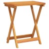 Table pliable de jardin 50x36x60 cm bois d'acacia solide 