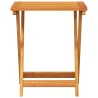 Table pliable de jardin 50x36x60 cm bois d'acacia solide 