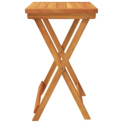 Table pliable de jardin 50x36x60 cm bois d'acacia solide 