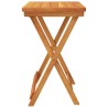 Table pliable de jardin 50x36x60 cm bois d'acacia solide 