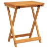Table pliable de jardin 50x36x60 cm bois d'acacia solide 