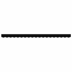 Valence de store pour cadre de 4 m noire 3.8x0.2 m 