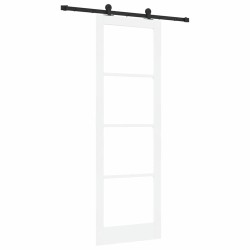 Porte coulissante avec le kit de quincaillerie 'ORKDAL'blanche 78x232 cm 