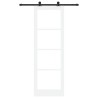 Porte coulissante avec le kit de quincaillerie 'ORKDAL'blanche 78x232 cm 