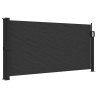 Auvent latéral rétractable noir 100x300 cm 