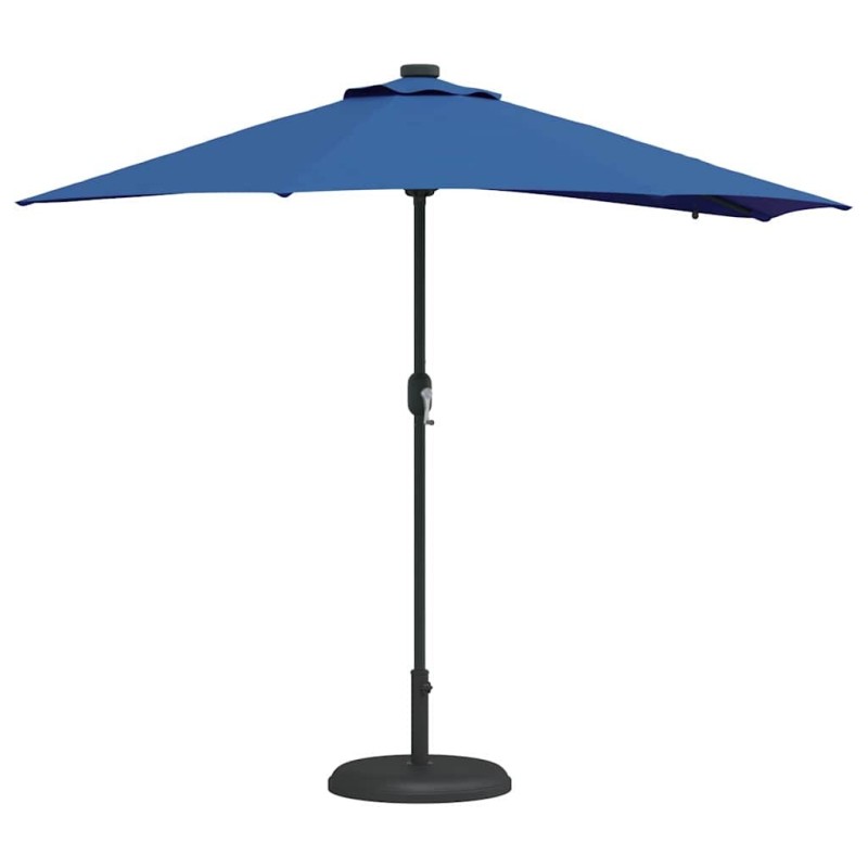 Parasol de jardin Bleu 294 x 150 x 223 cm tissu 