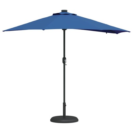 Parasol de jardin Bleu 294 x 150 x 223 cm tissu 
