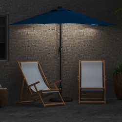 Parasol de jardin Bleu 294 x 150 x 223 cm tissu 