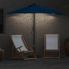 Parasol de jardin Bleu 294 x 150 x 223 cm tissu 