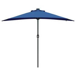 Parasol de jardin Bleu 294 x 150 x 223 cm tissu 