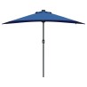 Parasol de jardin Bleu 294 x 150 x 223 cm tissu 