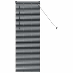 Store de Fenêtre Gris foncé 80 x 130 cm Aluminium 