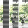 Store de Fenêtre Gris foncé 80 x 130 cm Aluminium 