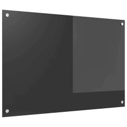 Dosseret de cuisine Gris foncé 90x60x0,6 cm en verre trempé 