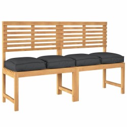 Coussins de palette pour siège 4 pcs noirs 40 x 40 x 8 cm en tissu Oxford 