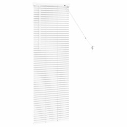 Store de Fenêtre avec des rideaux Autre Blanc 80 x 130 cm Aluminium 